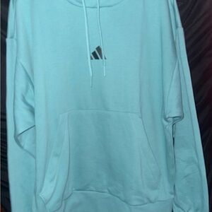 ADIDAS Mens Hooded Sweatshirt Sz L ‘Feelcozy’